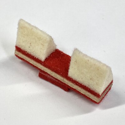 Vertical/Upright Piano Bass Damper Felt/Wedge for 2 String Unison/Note Bichord