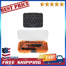 Klein Tools 80177 MODbox Ratcheting Driver Set with MODbox Case Adapter, Modular