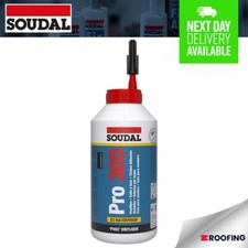 PRO 30D Soudal Waterproof Wood Glue Adhesive 750G Fast Dry PVA Heat Resistant