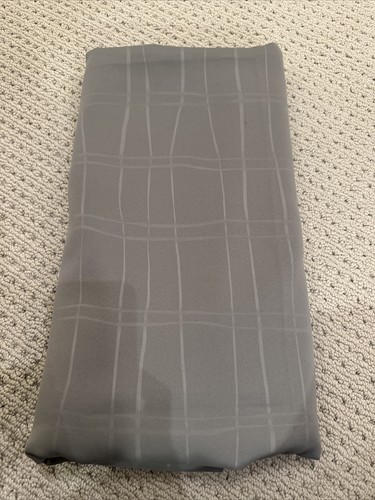 IKEA PRAKTTIDLÖSA Room Darkening Curtains 1 Panel Only Gray 50x98" 105.514.40 - Picture 2 of 7