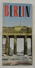 Altes Prospekt - Berlin 1957 - Illustriert - mit Karte + U Bahn Linien (28)