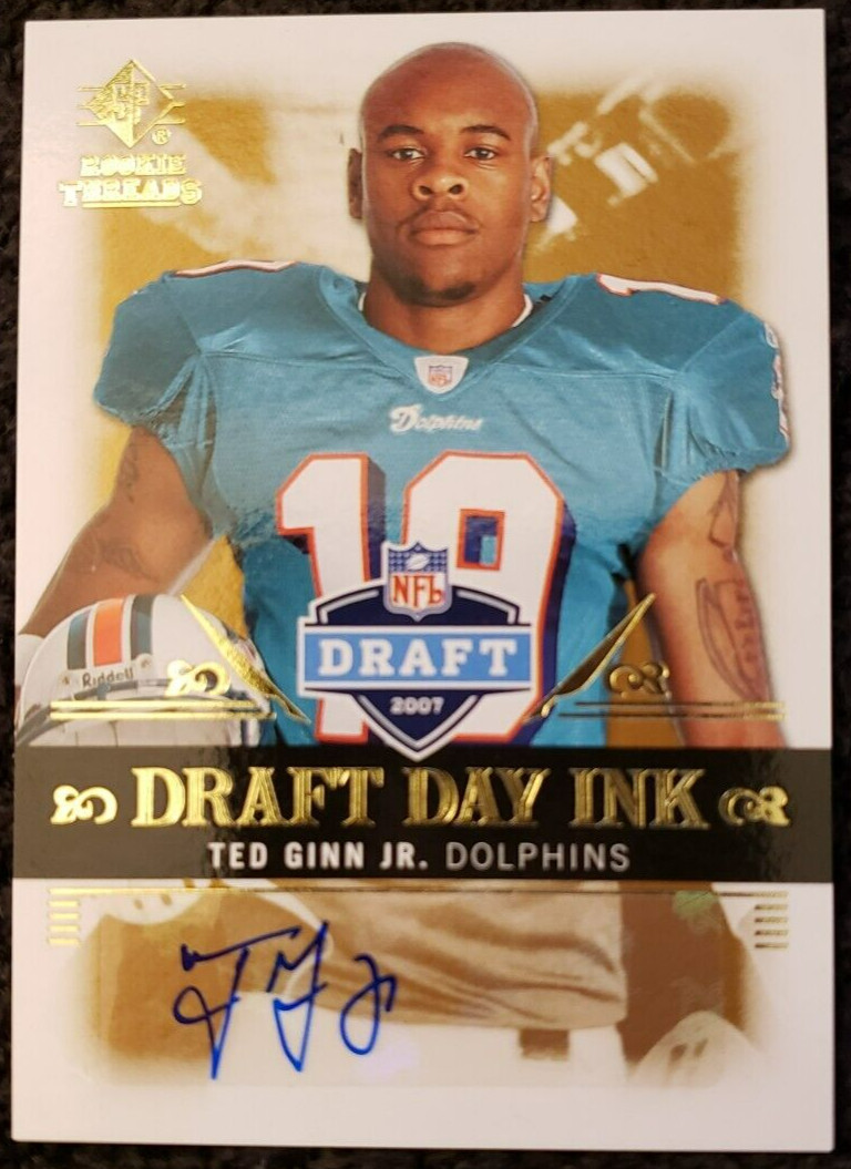 Ted Ginn Jr. SP Rookie Threads Draft Day Ink #DDITG Base