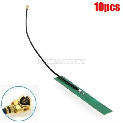 10Pcs Ipex Ipx Wlan Laptop Bluetooth Zigbee Wifi 2.4G 3Dbi Pcb Antenna Wirele wt
