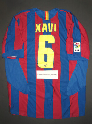 【レア】FC Barcelona XAVI シャビ ユニフォーム 2005-2006 Nike Authentic Barcelona Xavi Hernandez Spain