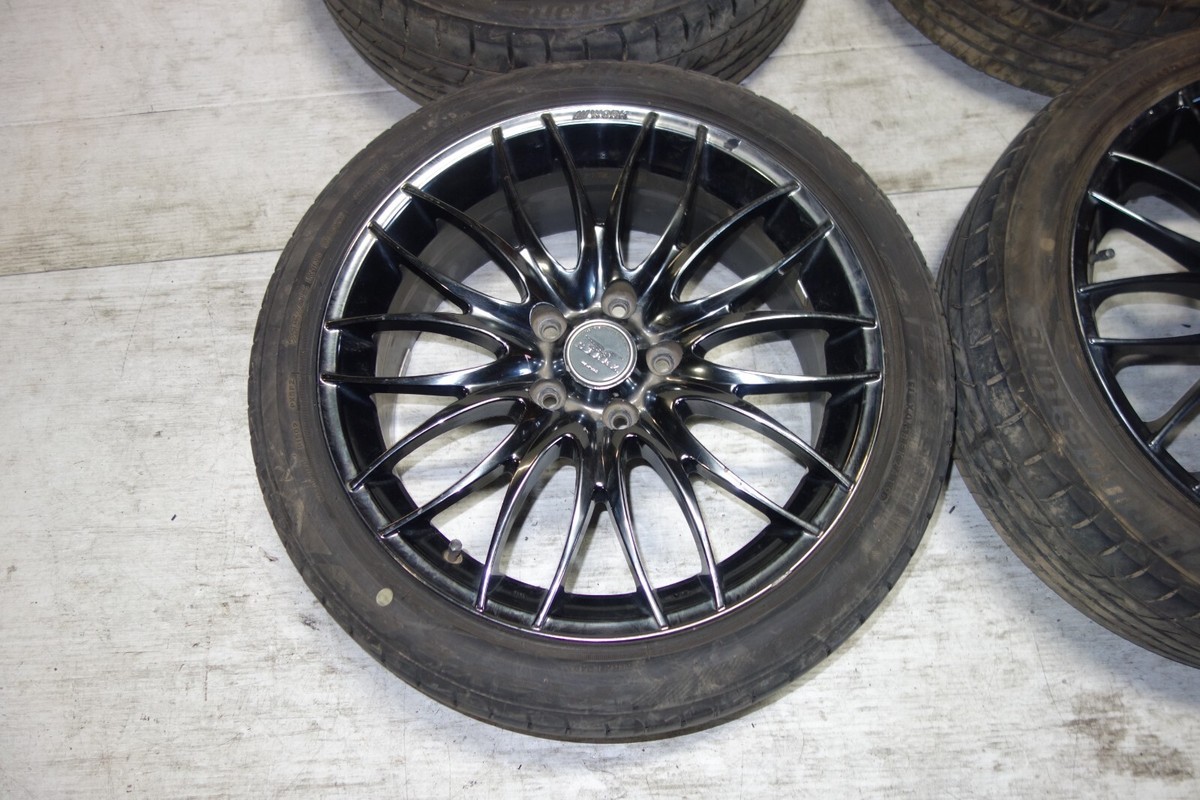 【激安】WORK ワーク STEEZ NICROSS 18X7.5J+55 JDM WORK STEEZ WHEELS RIMS TIRES 5X114.3 18X7.5 +55 OFFSET Japan