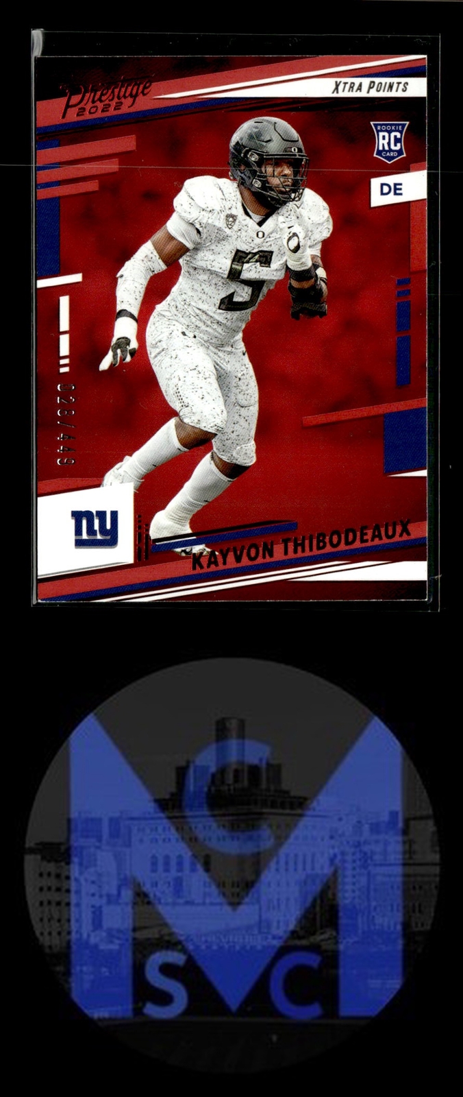 2022 Panini Prestige #311 Kayvon Thibodeaux Xtra Points Red #/449