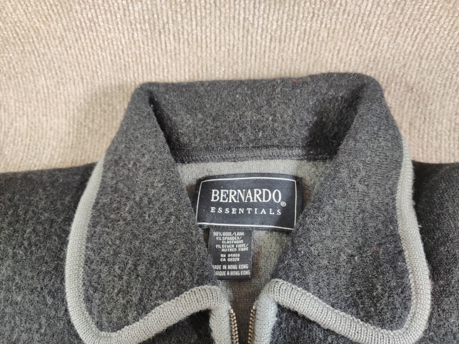 Bernardo Essentials Full Zip Coat Jacket Cardigan… - image 7