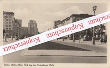 Ansichtskarte Berlin, Stalinallee, Blick auf den Strausberger Platz