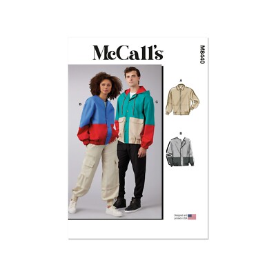 McCalls Schnittmuster M8440 - Windjacke - Windbreaker - Unisex