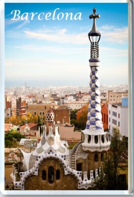 BARCELONA, SPANIEN KÜHLSCHRANKMAGNET - 5