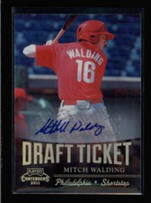 MITCH WALDING 2011 PLAYOFF CONTENDERS DRAFT TICKET ROOKIE AUTOGRAPH AUTO AZ6709