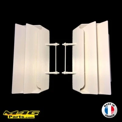 Yamaha YZ 250 1983-1990 Radiator Louvers 24Y-2172A-00 Grilles de Radiateur - Photo 1/4