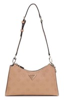 Guess Cresidia Top Zip Shoulder Bag Schultertasche Tasche Beige Hellbraun Neu