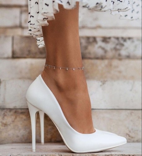Women's Shoes decoltè with Stiletto High Heel Pumps to Punta NEW COLLECTION  | eBay