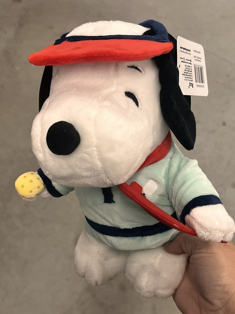Snoopy Peanuts 2024 Pickleball Plush with Tag TikTok Viral CVS Exclusive