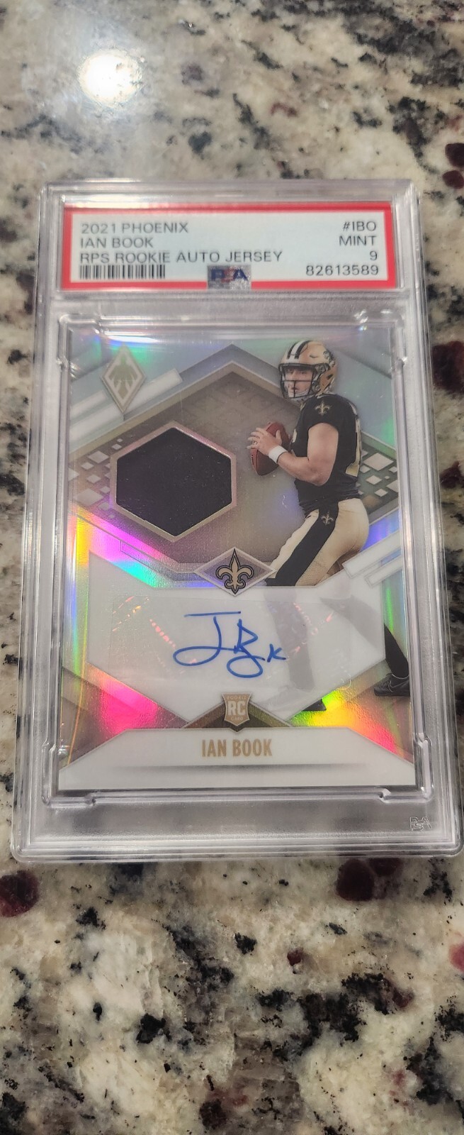 Ian Book Panini Phoenix Rps Rookie Auto Jersey #IBO Base