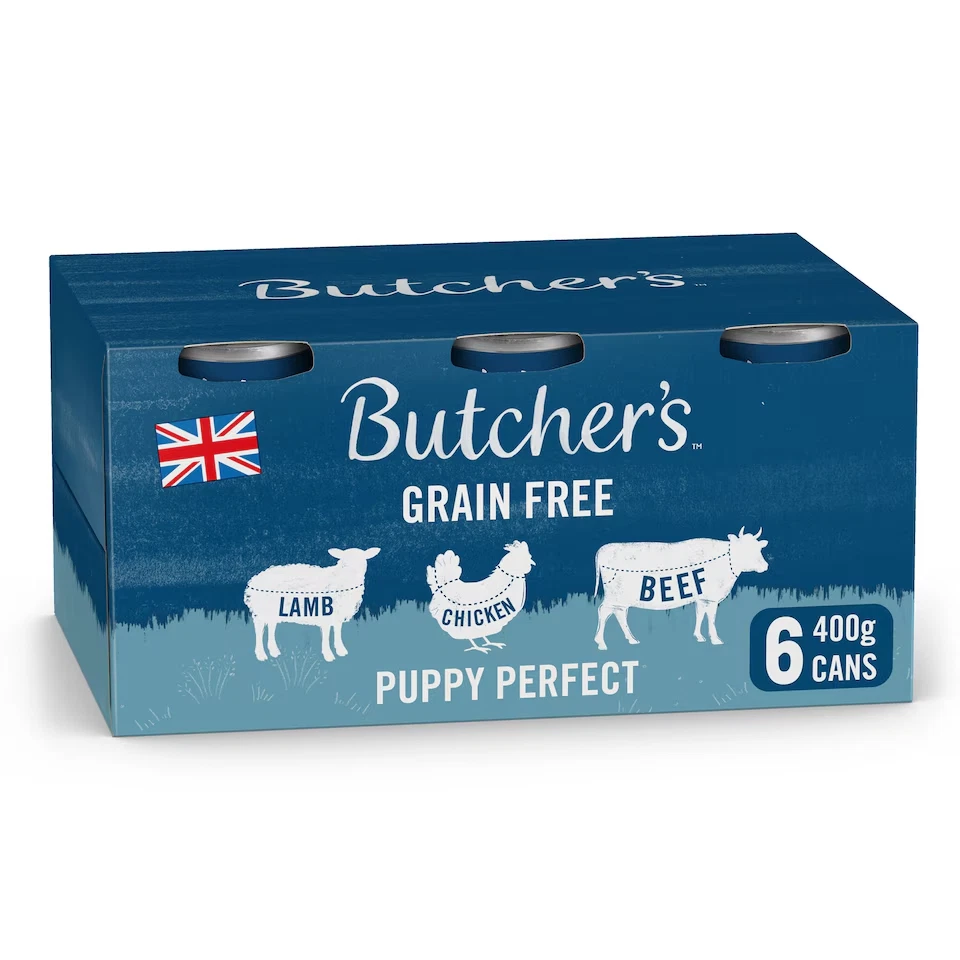 Butcher's Puppy Perfect Puppy Food Tins 6X400g- Fast Delivery