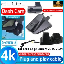 Plug and Play 4K 2160P Wifi DVR Dash Cam Camera for Ford Edge Endura 2015-2024