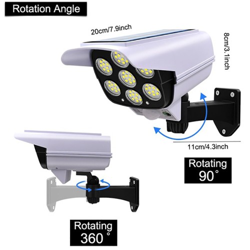 Solar Light Wireless Outdoor Flood Light Waterproof Lamp for Home Garden Yard - Picture 7 of 12