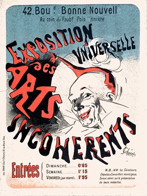 Decoration Poster.Wall art.Home room design.Incoherent art exposition Decor.9544