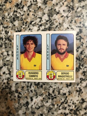 FIGURINE LECCE NO. 397 album PANINI FOOTBALLERS 1981-82 1982 NEW WITH VELINA