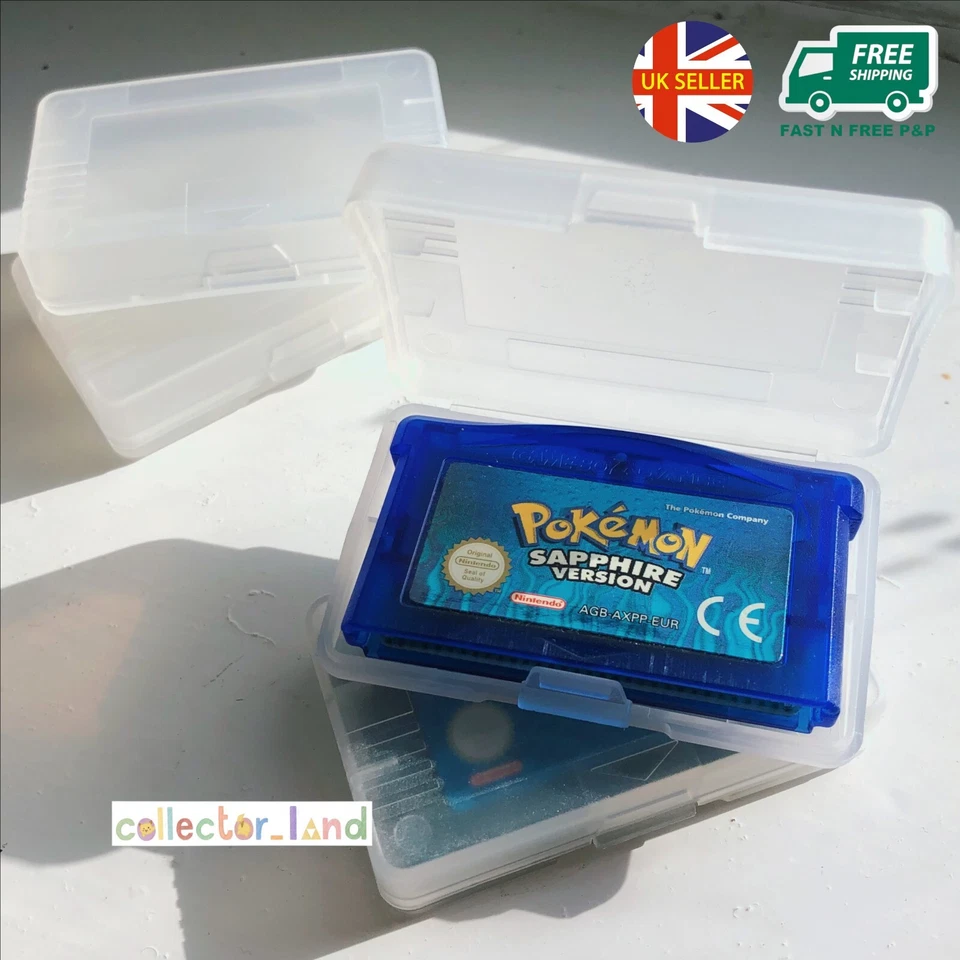 10 x custodia cartuccia adatta a Nintendo GameBoy Advance GBA Game Boy scatola di archiviazione schede - Immagine 2 di 4