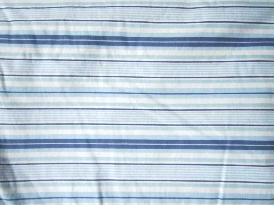 Sábana plana doble vintage rayas azules MCM RETRO AÑOS 70 Mainstays Home 64X96" Foto 3 de 4