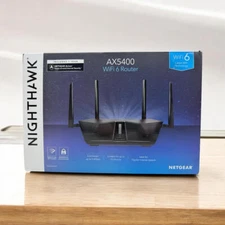NETGEAR Nighthawk 6-Stream Dual-Band WiFi 6 Router (RAX54S) AX5400 w/ Armor Sub