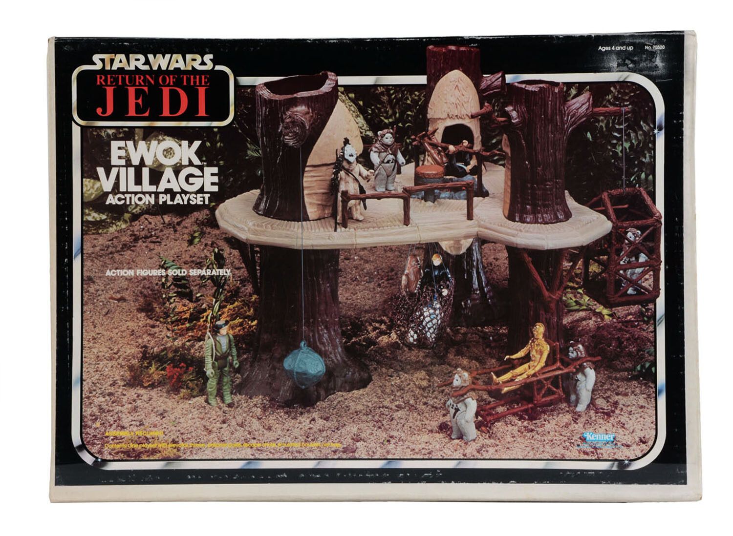 ewok village action playset 1983