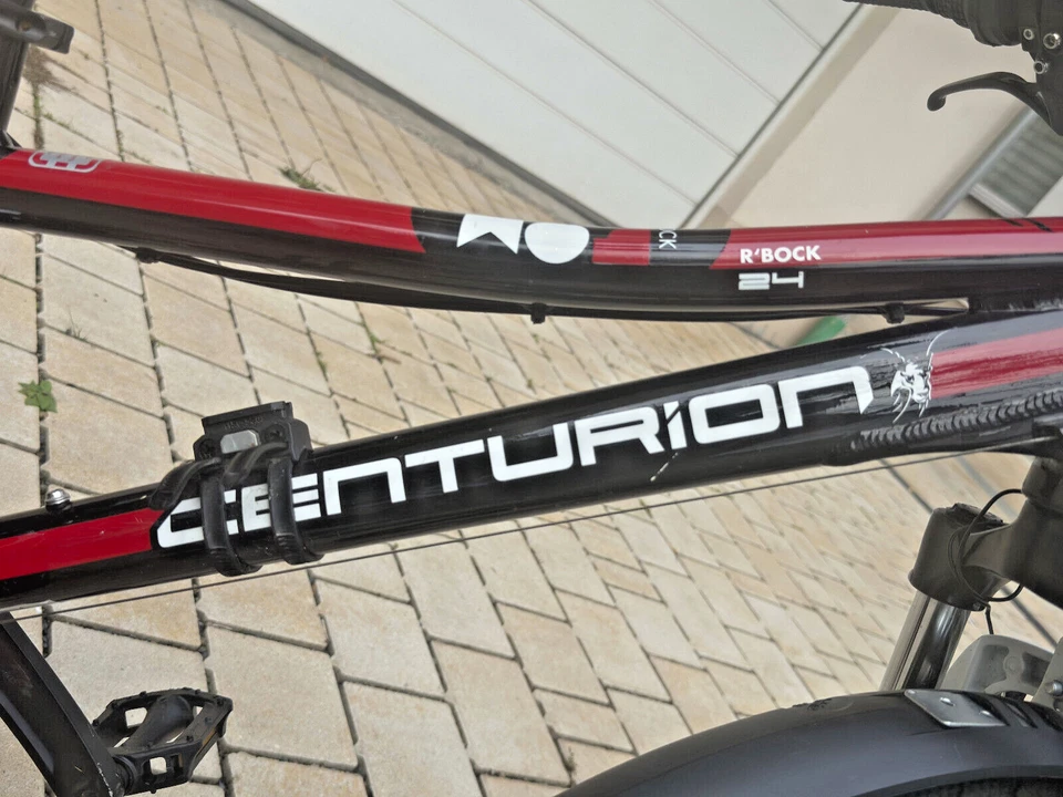 Kinderfahrrad Centurion MTB R´Bock, 24 Zoll, Shimano 21, schwarz/rot, gebraucht - Bild 3 von 4