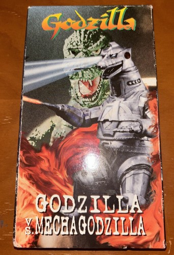 Godzilla VS Mechagodzilla VHS Tape Movie Sci-Fi Horror Vcr