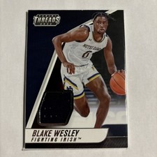 2022 Chronicles Draft Picks Threads Memorabilia Patch Blake Wessley Rookie