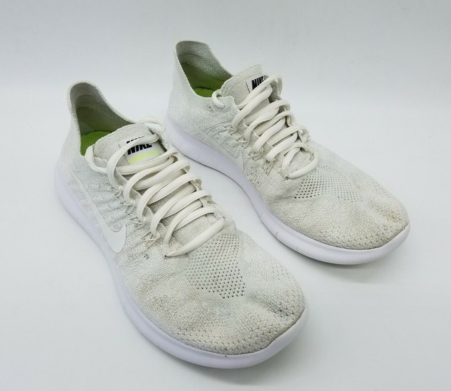 nike free rn flyknit white