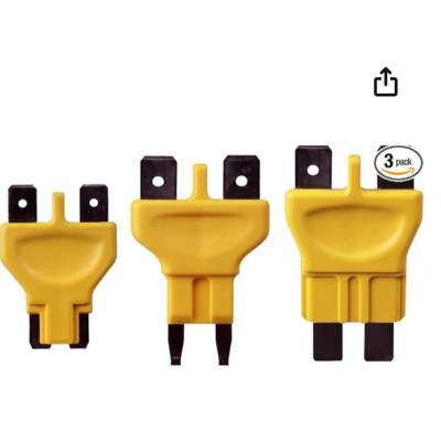 General Technologies Corp GTC CT6100 Fuse Socket Connector Kit , Yellow