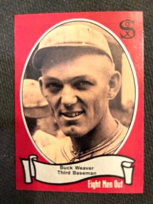 MLB - Eight Men Out Movie 1988 Pacific Buck Weaver 3B #107
