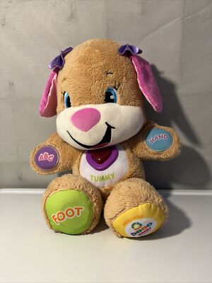 Fisher Price Laugh n Learn Smart Stages Sis Puppy Dog 75+ Songs Sounds & Phrases