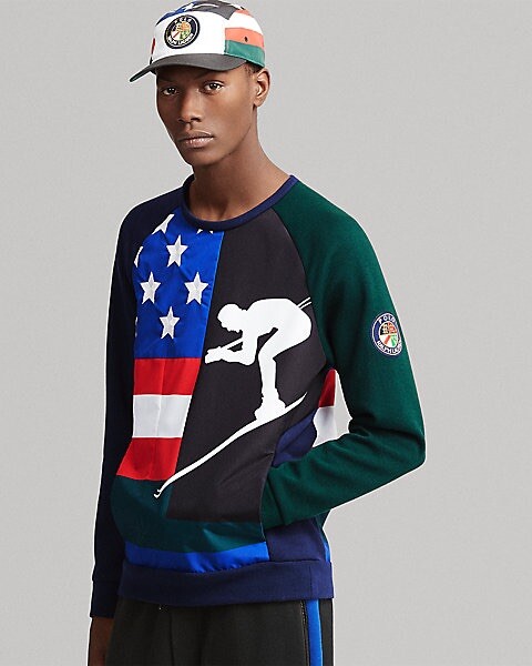92 Skier Downhill Sweatshirt Sweater 