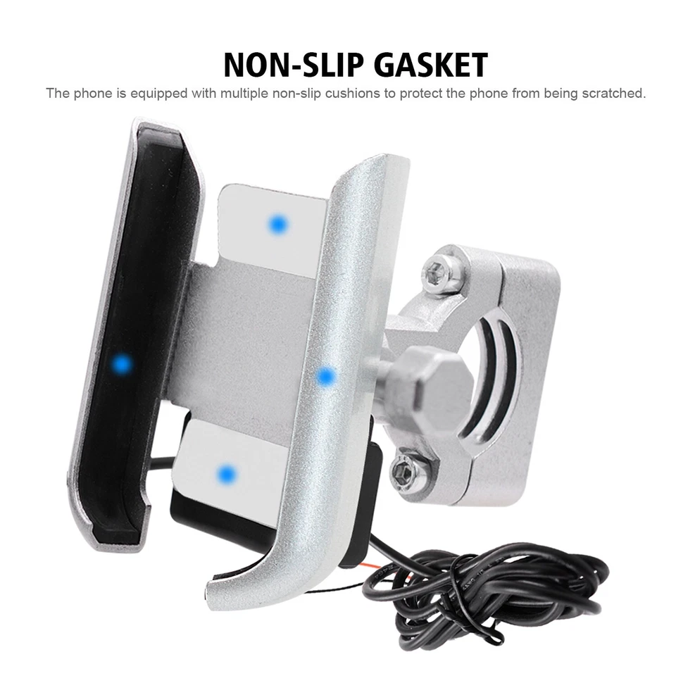 Aluminum Alloy Phone Holder Mount Stand /Charging Faucet Handle for 4-6.5 "Phone - Image 4 of 4