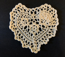 Crochet Hearts | Lot of 12 | Cotton | Cream/E...
