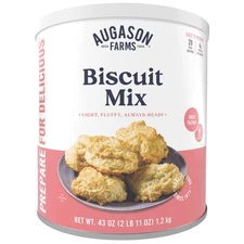 Augason Farms Biscuit Mix Can, Emergency Food Supply, Everyday Meals, 