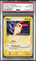 Plusle 39/106 EX Emerald Reverse Holo Uncommon