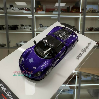 #ad BCP 1:64 porsche 918Spyder resin car model decoration collection $118.99