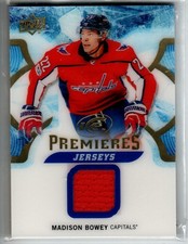 2017-18 Upper Deck Ice Ice Premieres Jerseys #IPJMB Madison Bowey D (ref 149112)