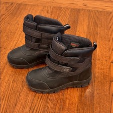 All in Motion Kids Black and Gray Boots Snow Boots size 1 youth
