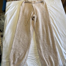 Skims Size S/M Polyester Blend Lounge Pants Cream Color