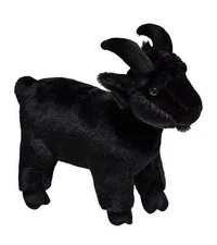 Black Goat Plush Toy 12" Stuffed Animal Toddler Doll Gift for Kids