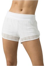 Prana Women's Two Beach Shorts Swim Shorts Mid Rise Mesh Knit Size L