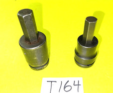 SNAP-ON TOOLS 2 PIECE 3/4 DRIVE SAE STANDARD HEX IMPACT SOCKET DRIVERS 5/8 & 3/4
