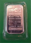 Silver Johnson Matthey 1 Oz .999 Fine S/N B794354