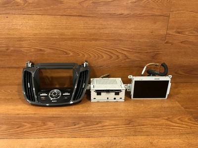 13-2015 FORD ESCAPE C-MAX SONY FACE CD MP3 SCREEN STEREO CONTROL PANEL BEZEL OEM